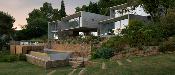 Villa Le Cap - Projets Nicolai Ingénierie Bureau d'Etudes Structure béton